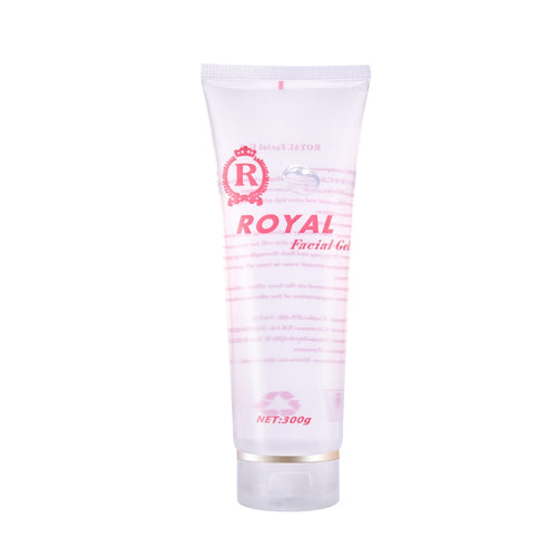 300 g tube of clear conductive ultrasound gel with a pink label and flip-top cap